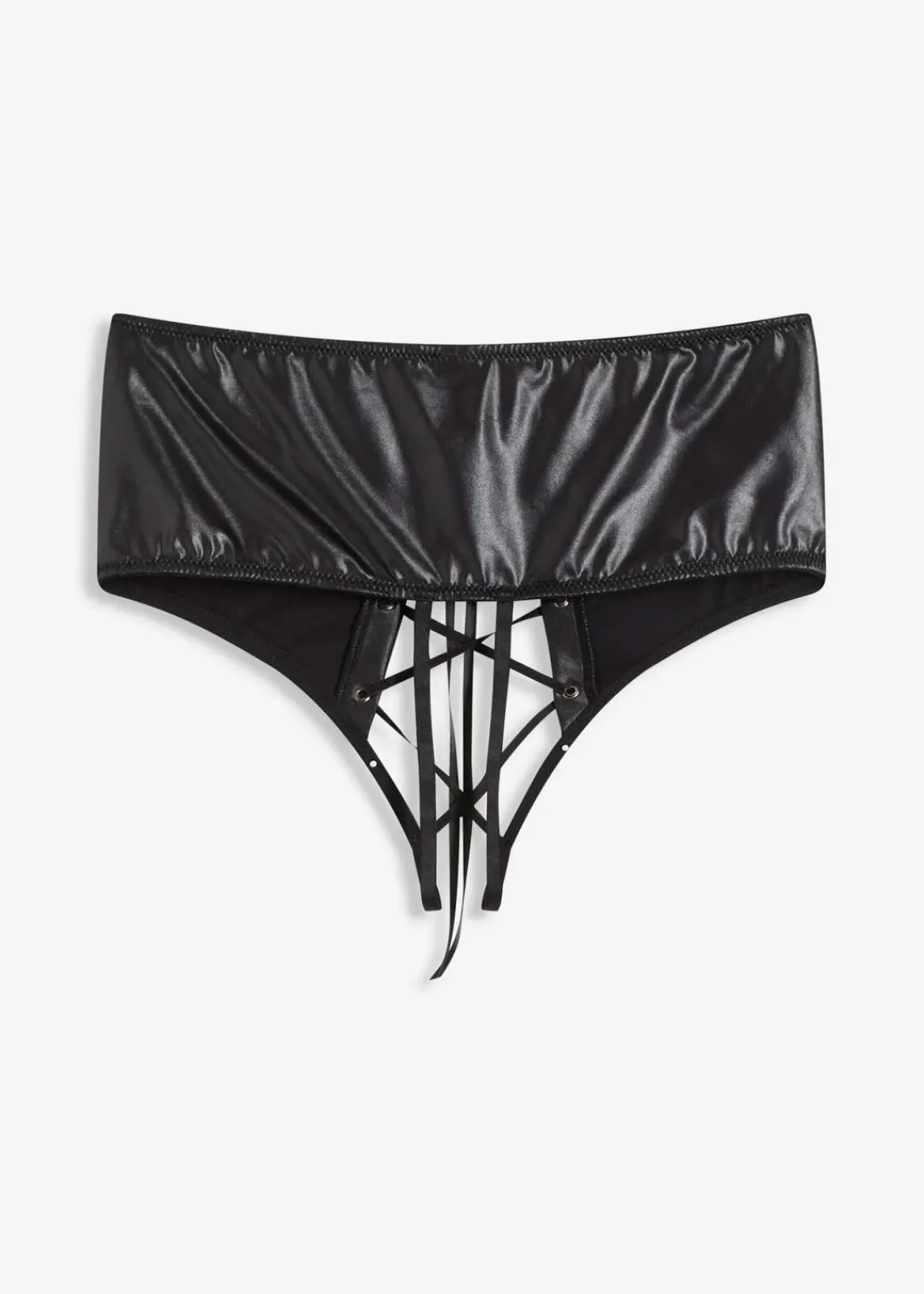 bonprix Wäsche·Erotikwäsche|Erotikwäsche^Highwaist String ouvert schwarz