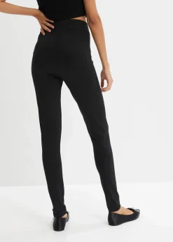 bonprix Bekleidung·Kleider|Thermobekleidung^Highwaist Thermo-Leggings mit breitem Bequembund schwarz