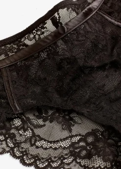 bonprix Höschen|Dessous^Hipster aus feiner Spitze schwarz