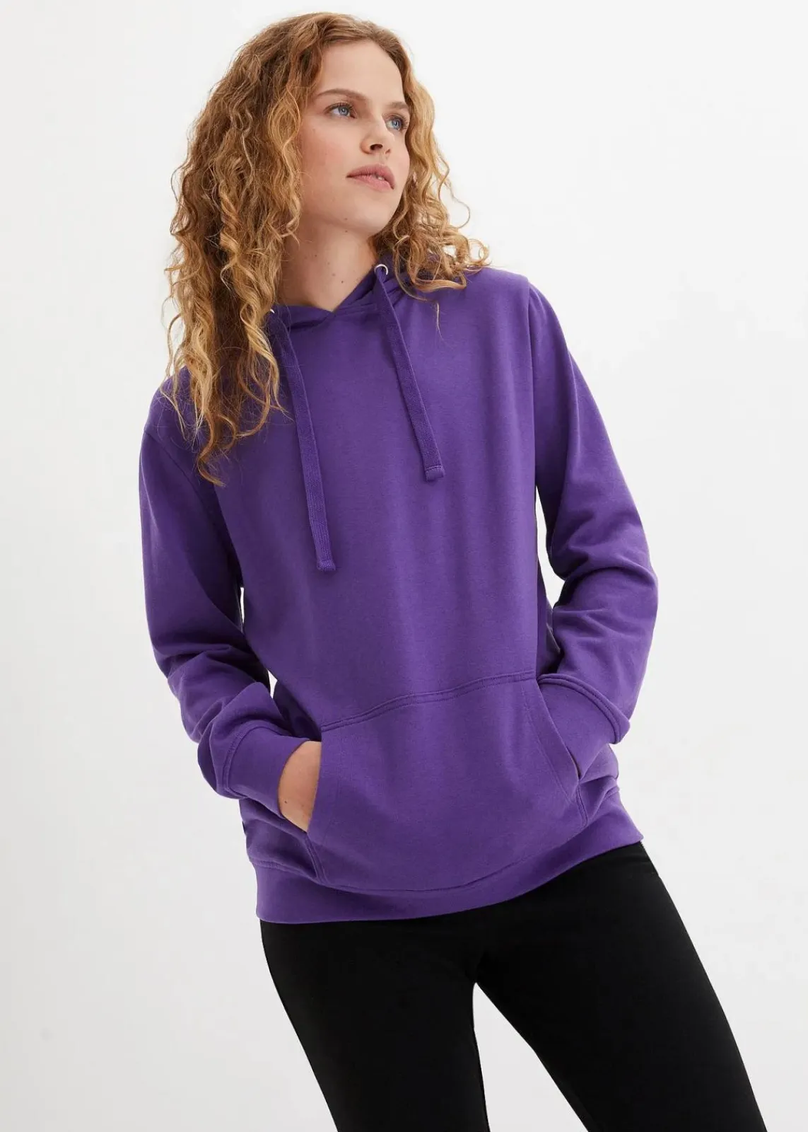bonprix Sweat|Basics^Hoodie lila