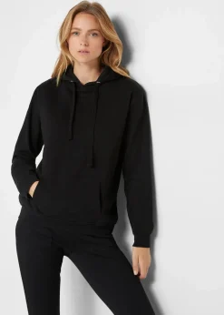 bonprix Sweat|Basics^Hoodie schwarz