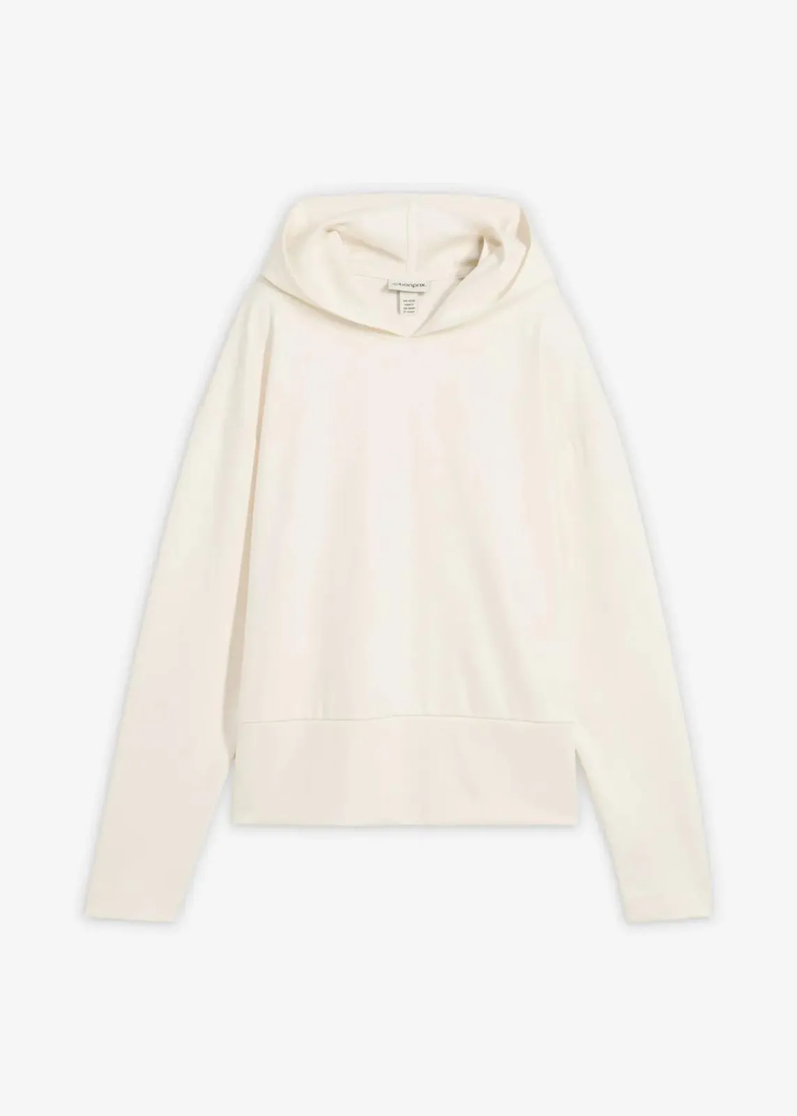 bonprix Sweat|Bekleidung·Blusen & Tuniken^Hoodie aus bequemen Punto di Roma perlweiß