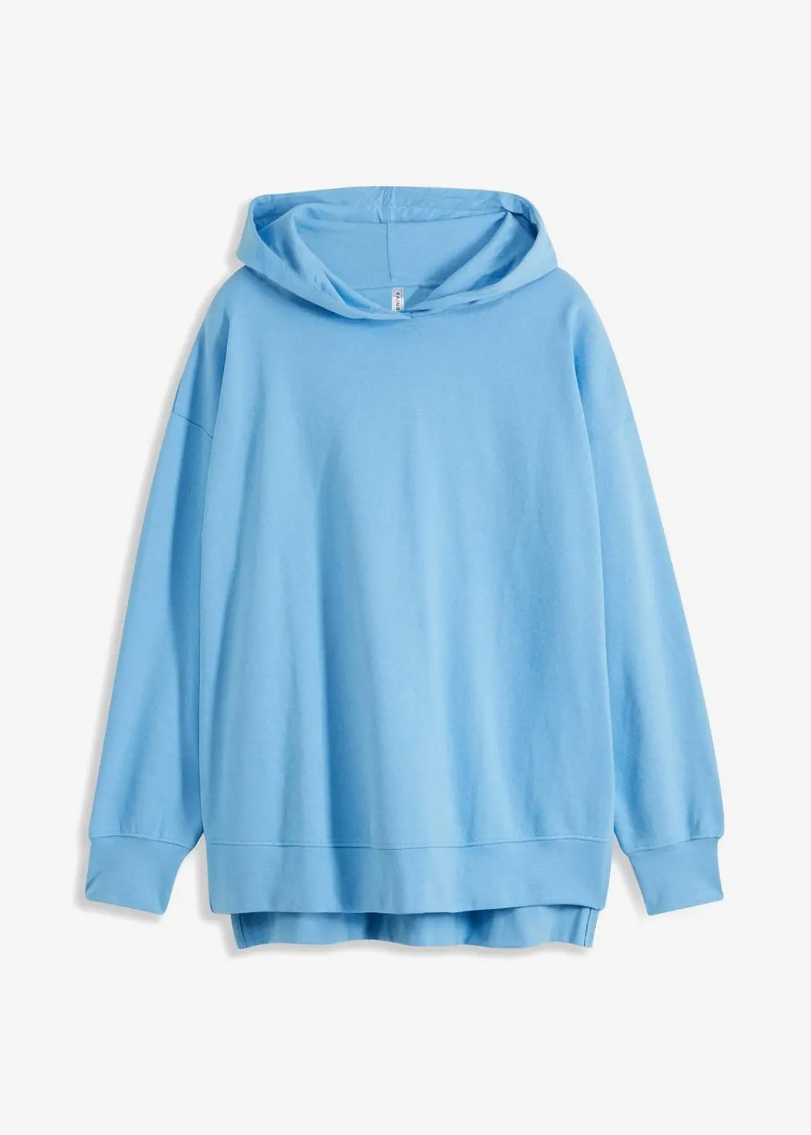 bonprix Bekleidung·Blusen & Tuniken|Sweat^Hoodie aus reiner Baumwolle babyblau