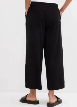 bonprix Nachhaltigere Materialien|Hosen^7/8-Hose aus Bio-Baumwolle mit Stretch schwarz