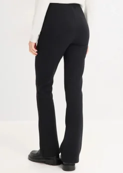 bonprix Bekleidung·Kleider|Hosen^Hose aus Crinkle Jersey schwarz