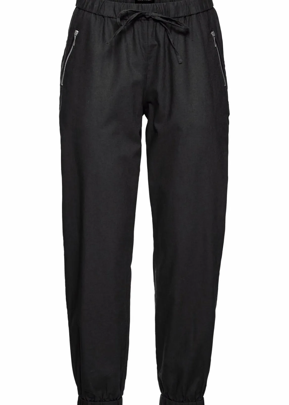 bonprix Bekleidung·Kleider|Hosen^7/8-Hose aus luftigem Leinen-Mix schwarz