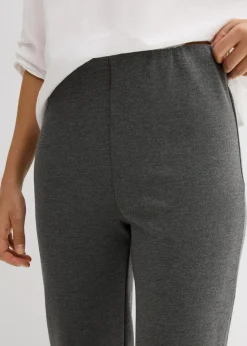 bonprix Hosen^Hose aus Viskose-Mix anthrazit meliert meliert