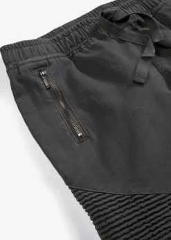 bonprix Bekleidung·Kleider|Hosen^Hose mit Biker-Details anthrazit used