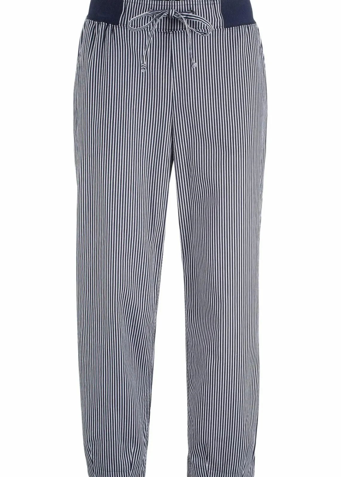 bonprix Bekleidung·Kleider|Hosen^Hose mit Leinen, 7/8 Länge dunkelblau/weiß gestreift