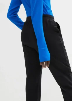 bonprix Bekleidung·Röcke|Bekleidung·Kleider^Hose mit reiner Bio-Baumwolle mit Stretch schwarz