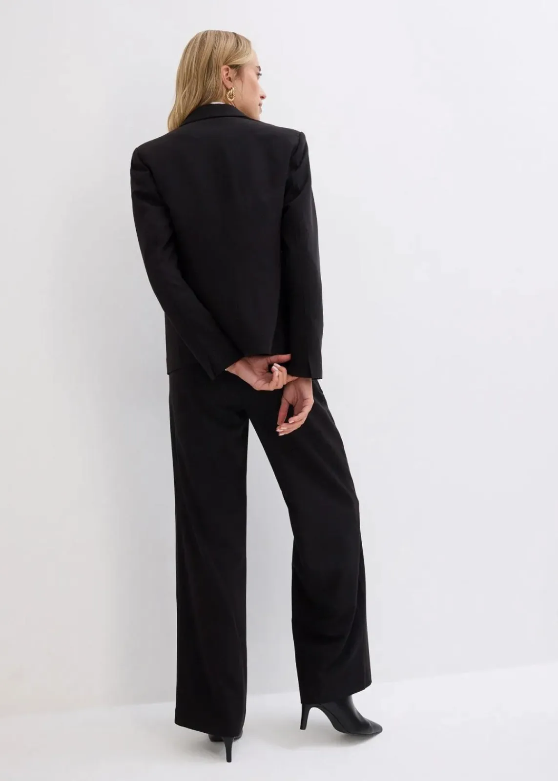 bonprix Hosen|Blazer^Hosenanzug schwarz