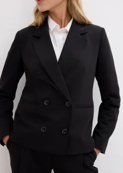bonprix Hosen|Blazer^Hosenanzug schwarz