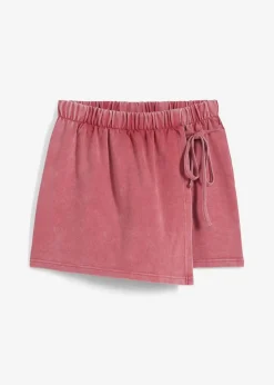 bonprix Hosen|Nachhaltigere Materialien^Hosenrock aus reiner Bio-Baumwolle mahagonirot
