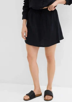 bonprix Hosen|Bekleidung·Kleider^Hosenrock aus weichem Musselin schwarz