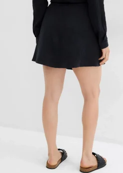 bonprix Hosen|Bekleidung·Kleider^Hosenrock aus weichem Musselin schwarz