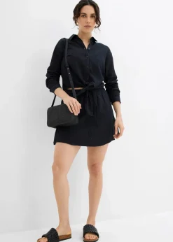 bonprix Hosen|Bekleidung·Kleider^Hosenrock aus weichem Musselin schwarz