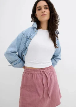 bonprix Bekleidung·Kleider|Hosen^Hosenrock aus weichem Musselin matt violett