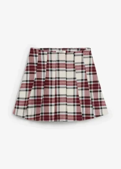 bonprix Hosen^Hosenrock mit Karomuster dunkelbeere kariert