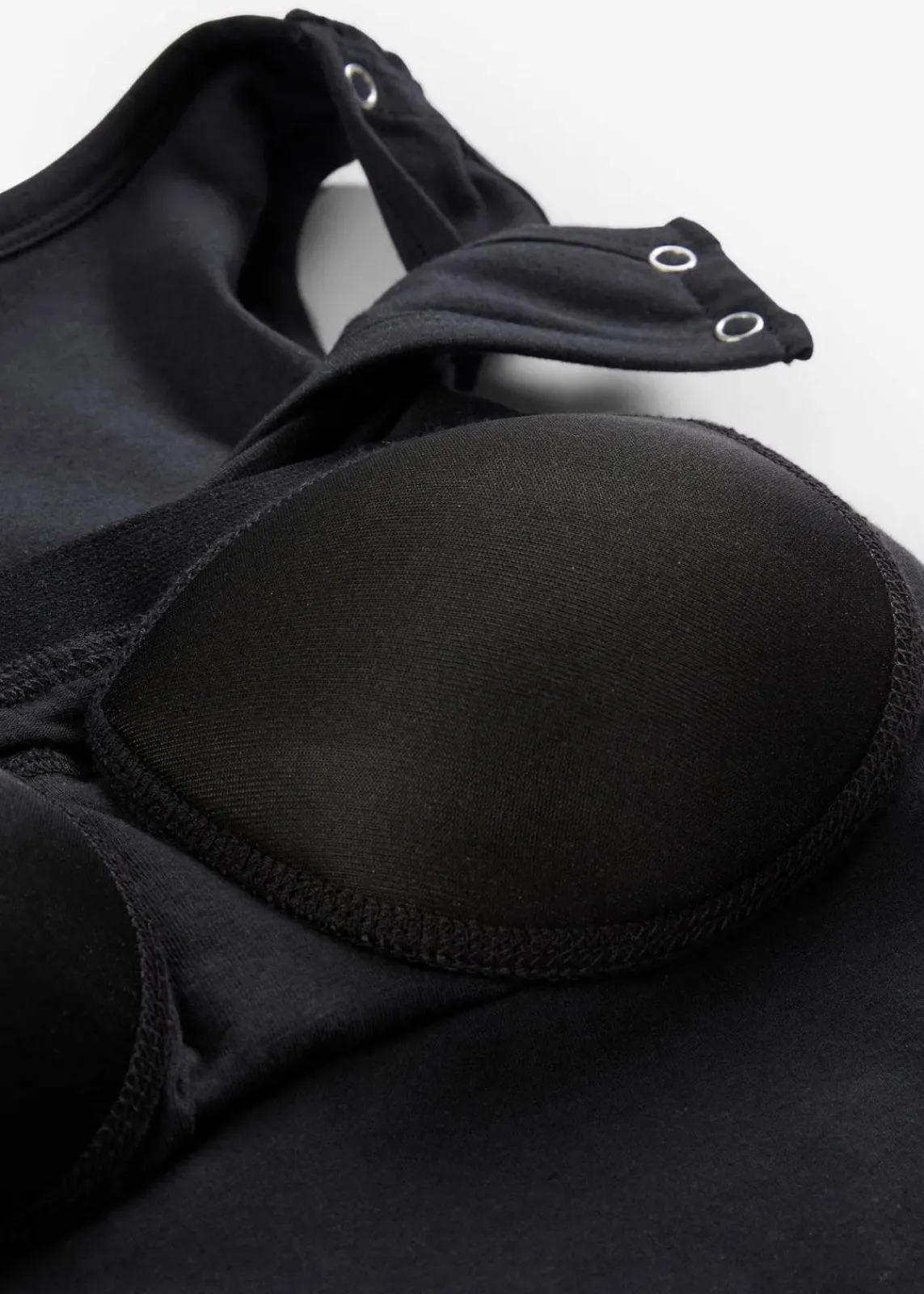 bonprix Umstandsmode^2-in-1 BH-Tanktop für die Schwangerschaft und Stillzeit aus Bio-Baumwolle schwarz