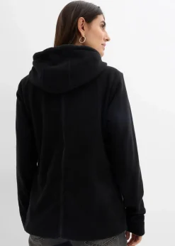 bonprix Bekleidung·Blazer|Nachhaltigere Materialien^4-in-1 Fleecejacke mit Babyeinsatz und Vorder- und Rückentragefunktion schwarz