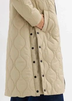 bonprix Bekleidung·Blazer|Umstandsmode^3-in-1 mittelwarm gesteppter Umstands-und Tragemantel mattschilf