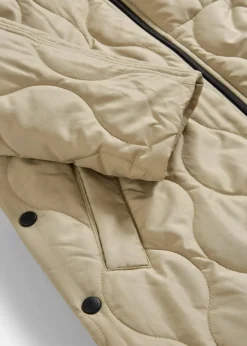 bonprix Bekleidung·Blazer|Umstandsmode^3-in-1 mittelwarm gesteppter Umstands-und Tragemantel mattschilf