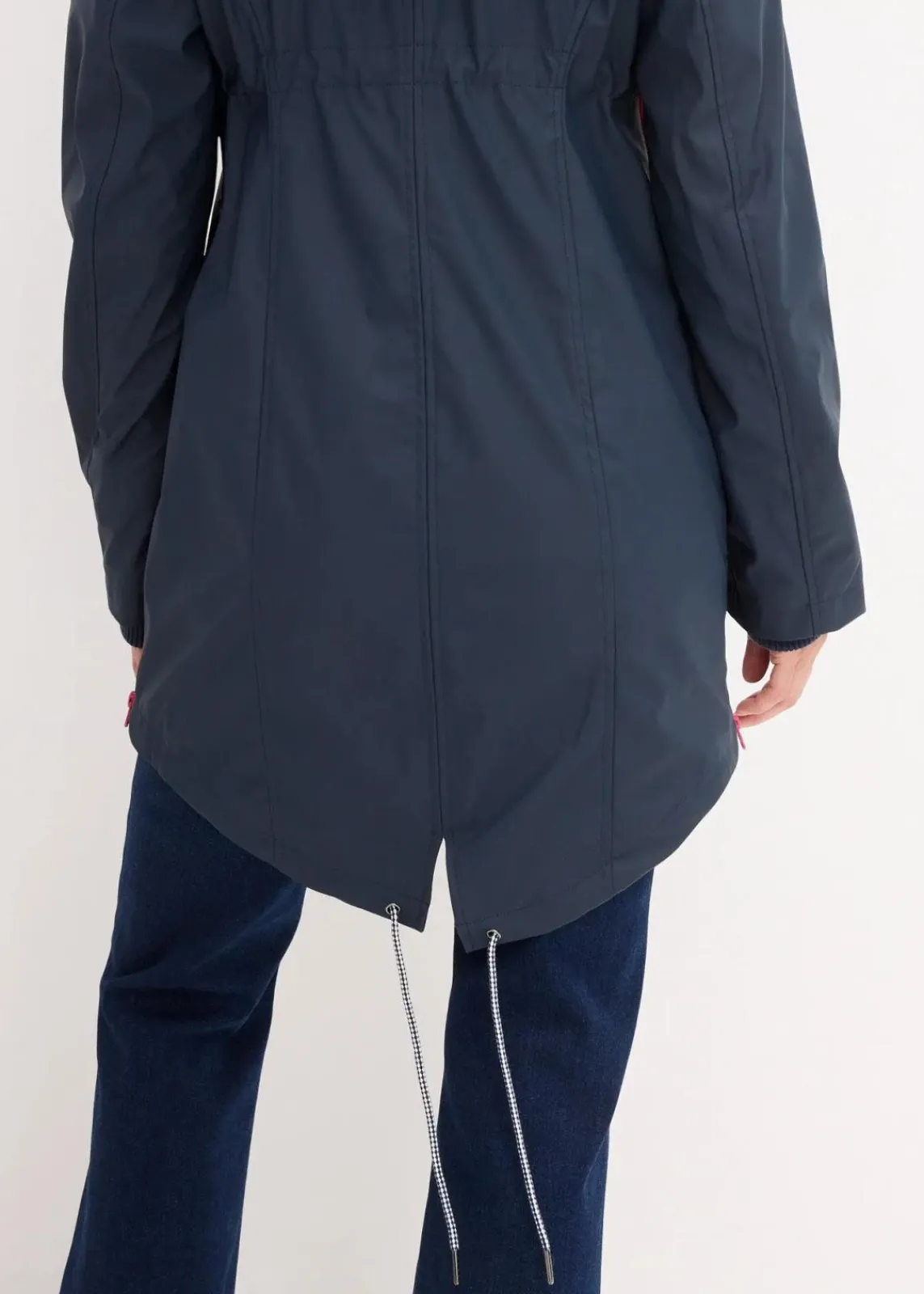 bonprix Bekleidung·Blazer|Umstandsmode^3-in-1 Regen-Umstands- und Tragejacke dunkelblau/beerenrot