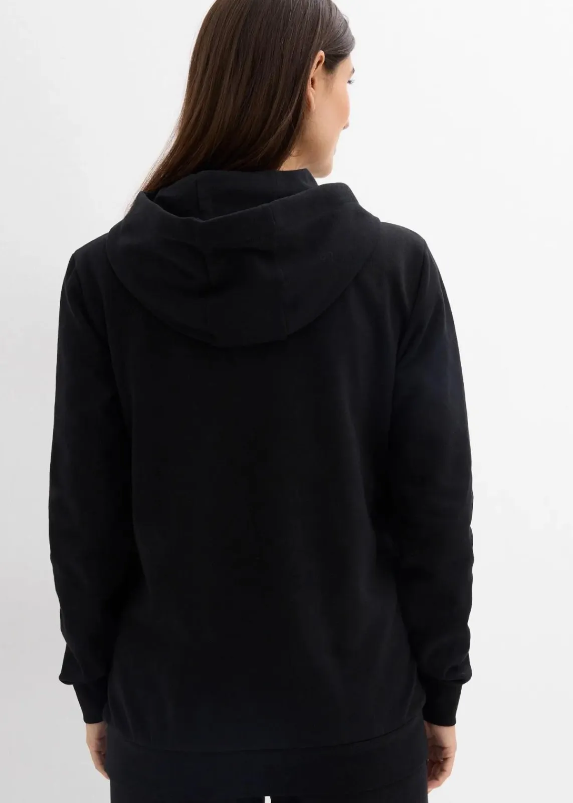 bonprix Bekleidung·Blazer|Nachhaltigere Materialien^2-in-1 Umstands- und Stillsweatshirt aus reiner Bio-Baumwolle schwarz