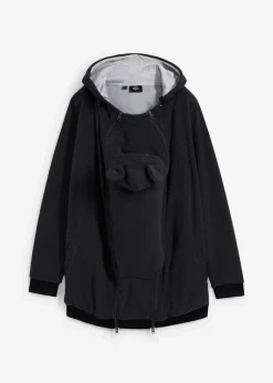 bonprix Bekleidung·Blazer|Umstandsmode^2-in-1 Umstands- und Tragejacke aus Fleece schwarz