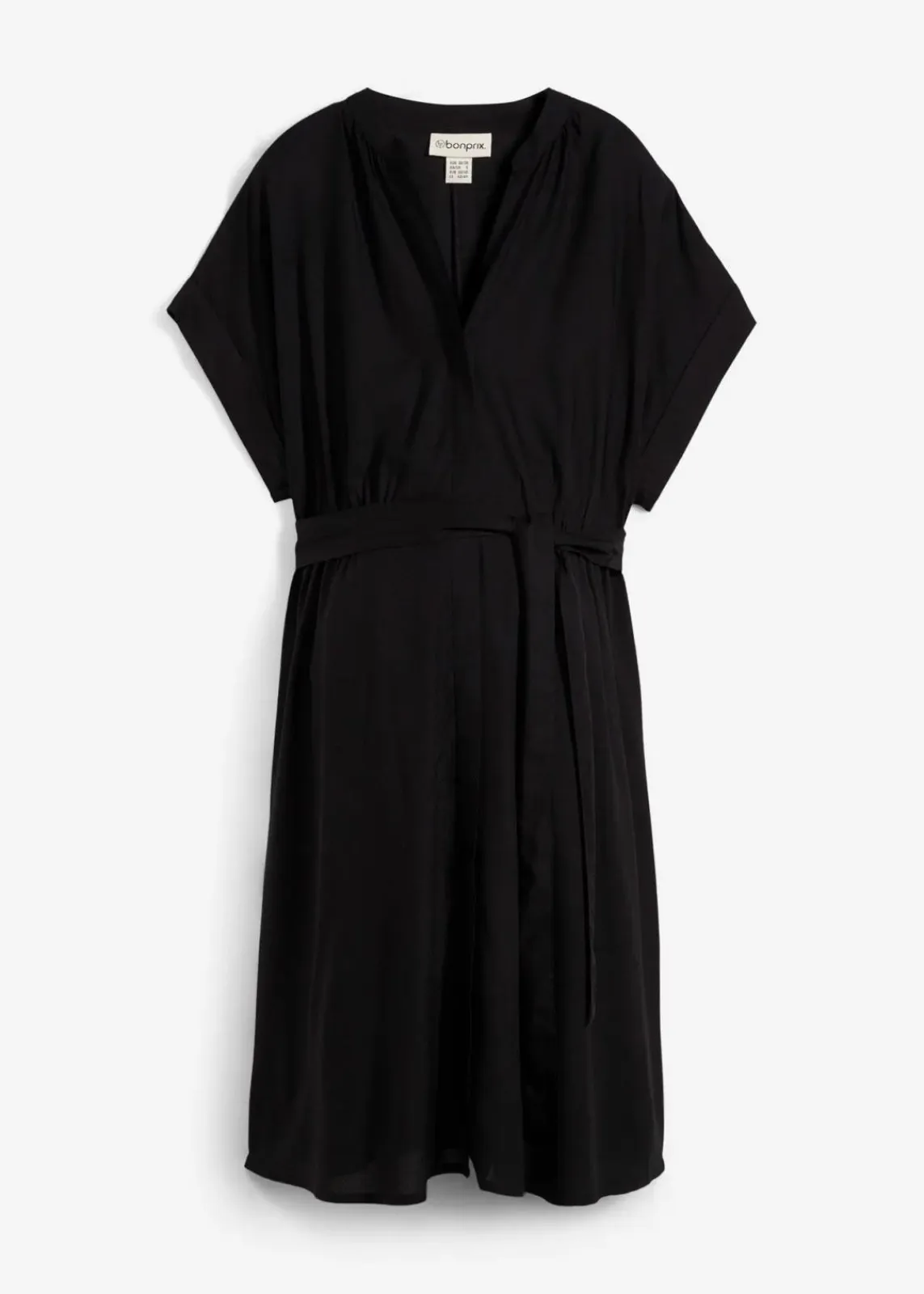 bonprix Umstandsmode^2-in-1 Umstands-Blusenkleid für die Schwangerschaft und danach schwarz