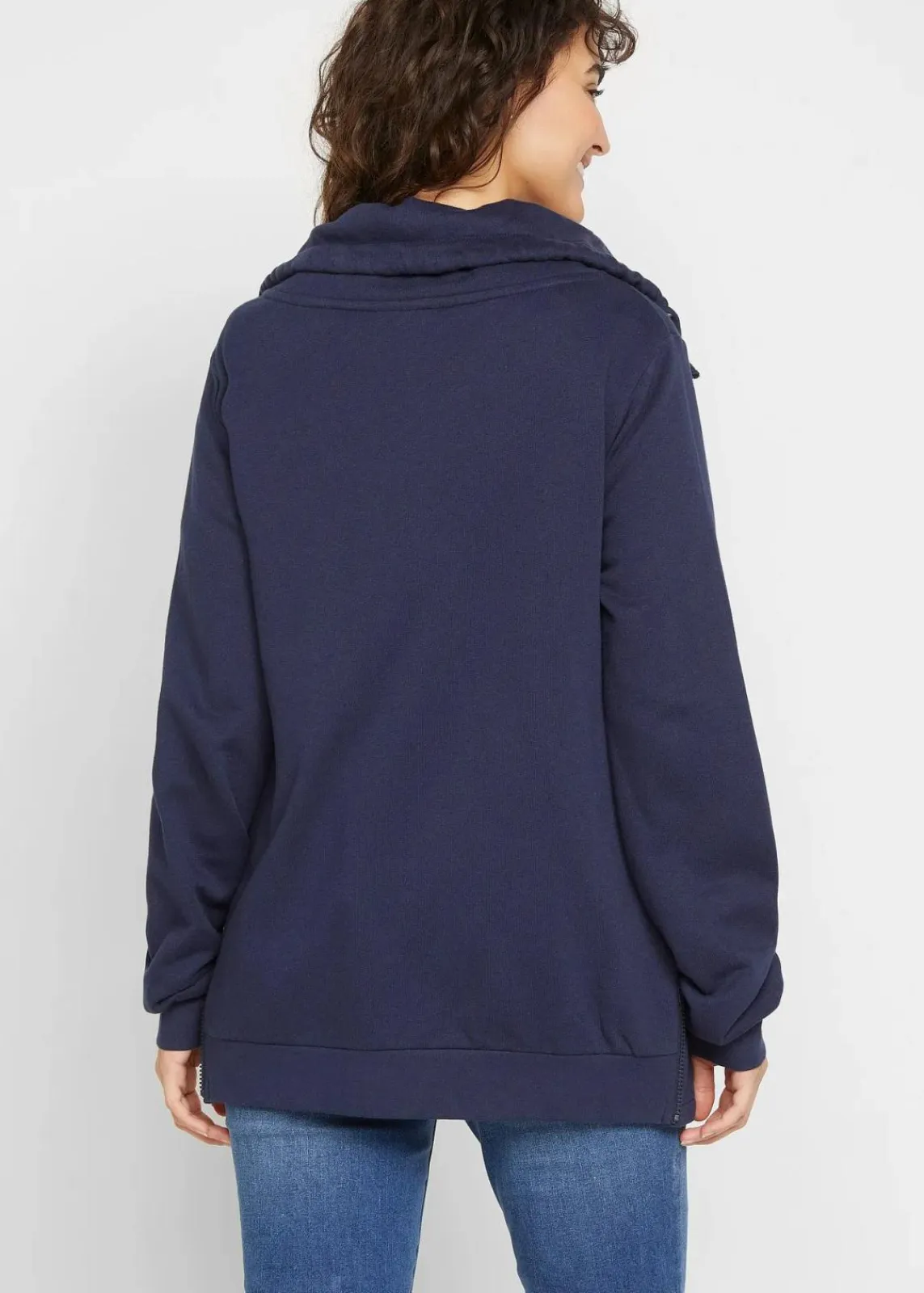 bonprix Bekleidung·Blazer|Umstandsmode^3-in-1 Umstands-Sweatjacke und Tragejacke dunkelblau