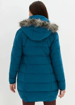 bonprix Umstandsmode|Bekleidung·Blazer^3-in-1 warm wattierte Umstands- und Tragejacke blaupetrol