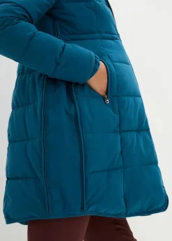 bonprix Umstandsmode|Bekleidung·Blazer^3-in-1 warm wattierte Umstands- und Tragejacke blaupetrol