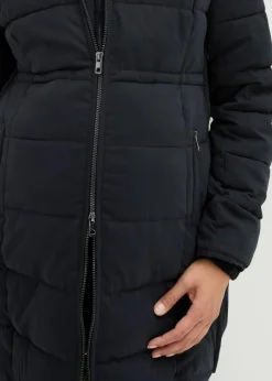 bonprix Bekleidung·Blazer|Umstandsmode^3-in-1 warm wattierte Umstands- und Tragejacke schwarz