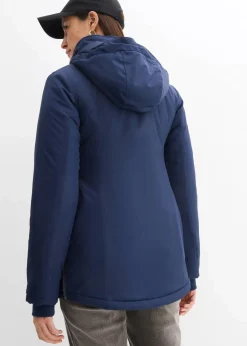 bonprix Bekleidung·Blazer|Umstandsmode^3-in-1 wasserabweisende Umstandsjacke mit Trageeinsatz dunkelblau