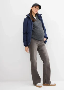 bonprix Bekleidung·Blazer|Umstandsmode^3-in-1 wasserabweisende Umstandsjacke mit Trageeinsatz dunkelblau