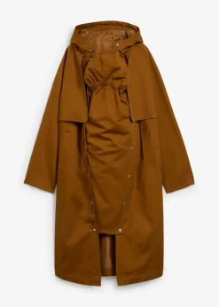 bonprix Bekleidung·Blazer|Umstandsmode^6-in-1 wasserabweisender Umstandsmantel mit Trageeinsatz mit herausnehmbarer Innenweste nougat
