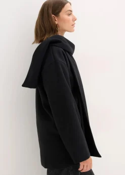 bonprix Bekleidung·Hosen|Nachhaltigere Materialien^Jacke schwarz