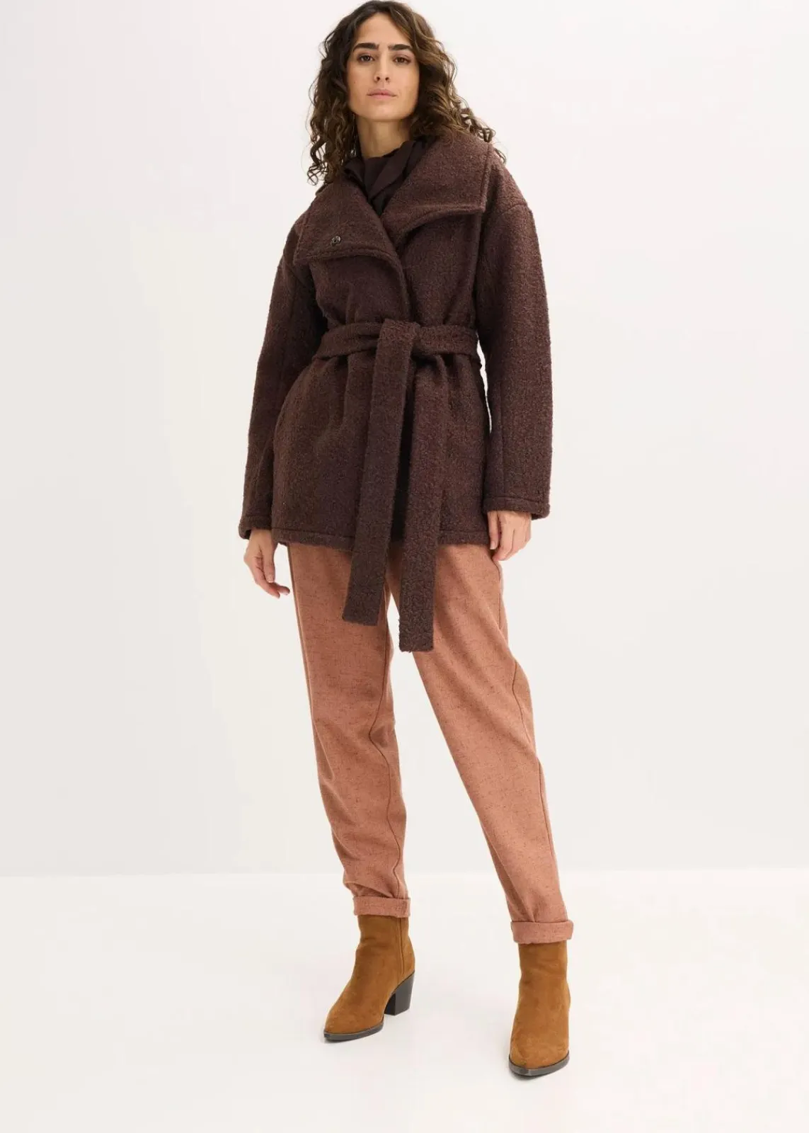 bonprix Bekleidung·Hosen|Jacken & Mäntel^Jacke dunkelbraun