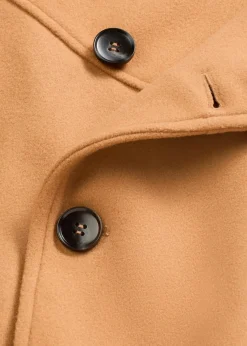 bonprix Bekleidung·Hosen|Jacken & Mäntel^Jacke in Wolloptik camel
