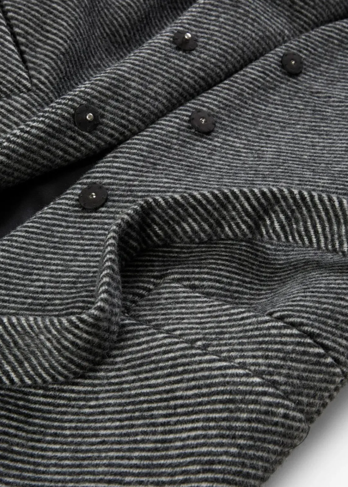 bonprix Bekleidung·Hosen|Jacken & Mäntel^Jacke mit Wolle schwarz/grau bedruckt