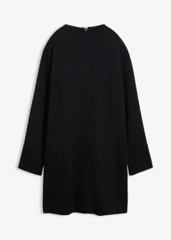 bonprix Bekleidung·Pullover & Strickjacken|Kleider^Jacken-Kleid aus Punto di Roma schwarz