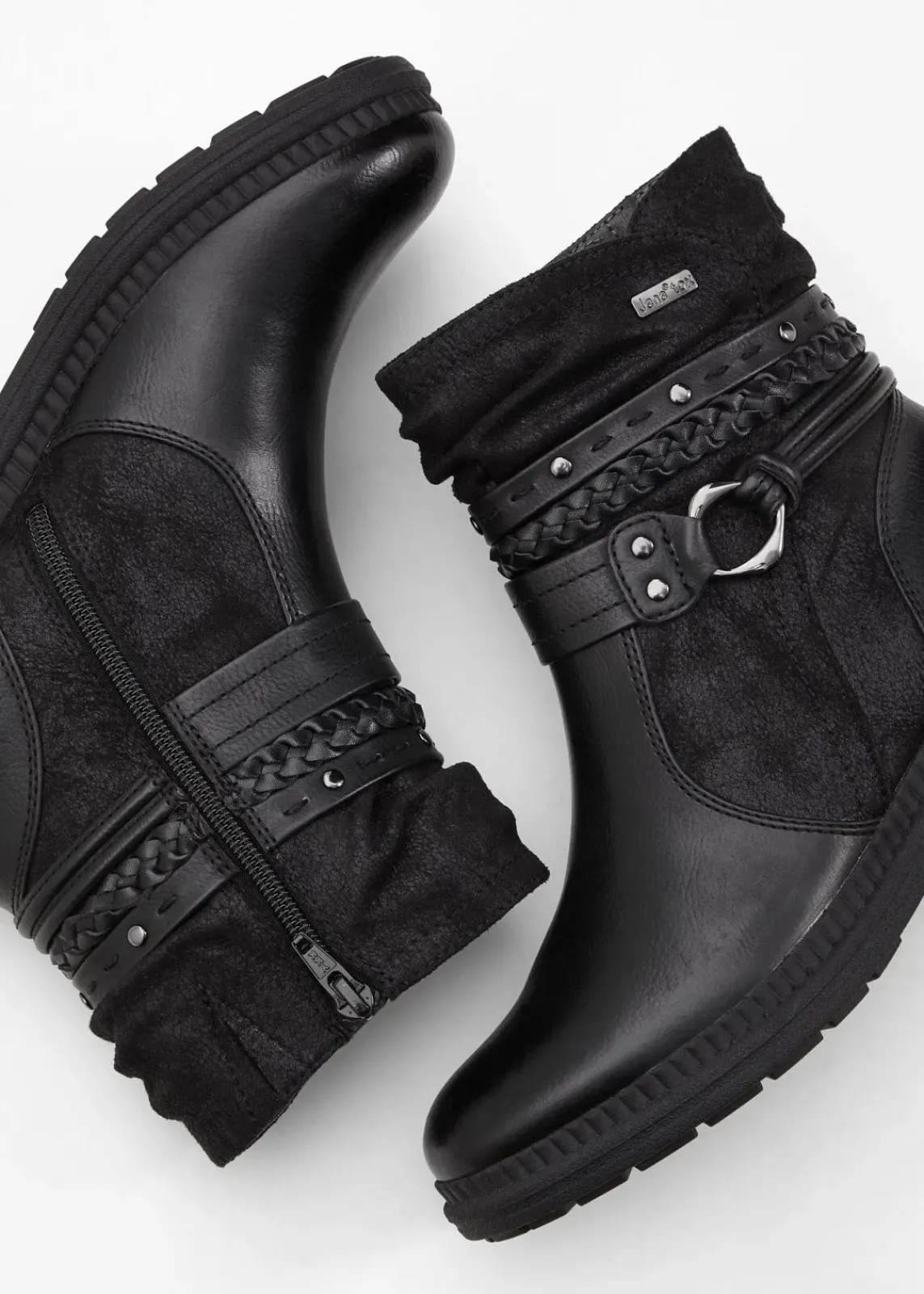 Jana High Heels|Komfortschuhe^Biker-Boots schwarz