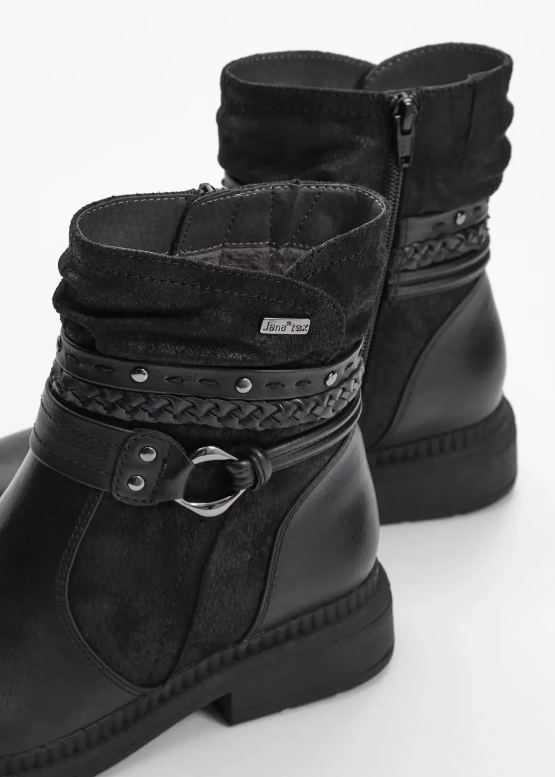 Jana High Heels|Komfortschuhe^Biker-Boots schwarz
