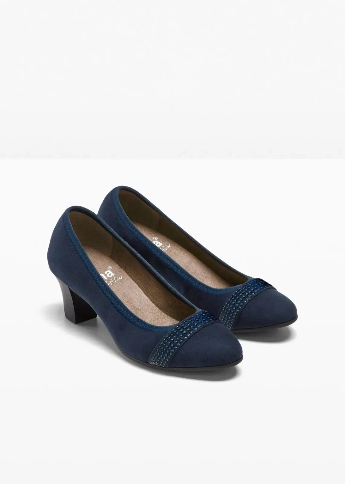 Jana High Heels|Komfortschuhe^Komfort-Pumps in bequemer Weite dunkelblau