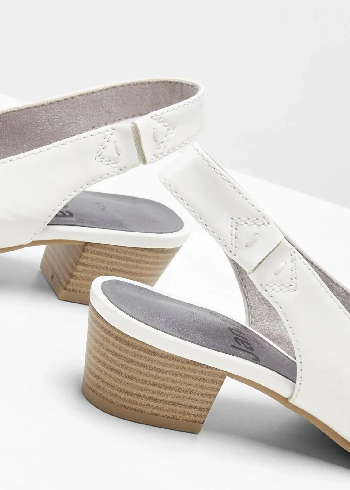 Jana Schuhe & Accessoires In Spezialgrößen·Weite Schuhe|Pumps^Komfort-Slingpumps in bequemer Weite weiß