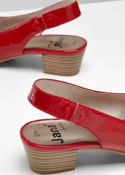 Jana High Heels|Komfortschuhe^Komfort-Slingpumps in bequemer Weite rot