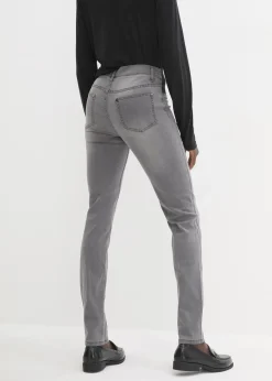 bonprix Jeans|Kurzgrößen^Jeans mit Bequembund grey denim
