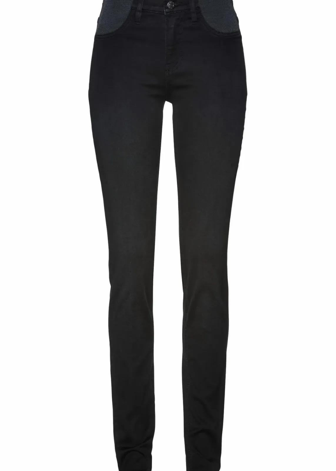 bonprix Kurzgrößen|Bekleidung·Shirts & Tops^Jeans mit Bequembund black stone