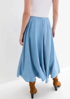 bonprix Röcke^Jeans Rock, High Waist, Bequembund hellblau denim